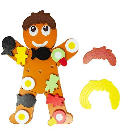 MaMaMeMo Play Food - Wood - Cake Man MaMaMeMo Play Food - Wood - Cake Man