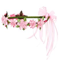 Souza Hairband w. Flowers - Nila - Pink Souza Hairband w. Flowers - Nila - Pink