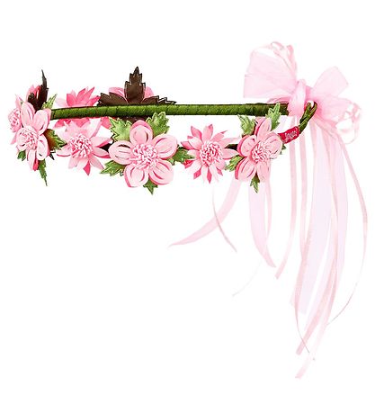 Souza Diadem m. Blommor - Nila - Rosa