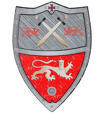 Déguisement Souza - Bouclier - Tristan - Rouge Déguisement Souza - Bouclier - Tristan - Rouge