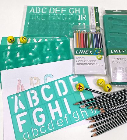 Modèle de police Set Linex - 10 pces - Vert Modèle de police Set Linex - 10 pces - Vert