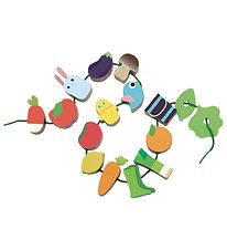 Vilac Wooden Beads - 14 Parts - Vegetables Vilac Wooden Beads - 14 Parts - Vegetables