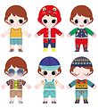 Vilac Puzzle - Dress Up Dolls - Sacha Vilac Puzzle - Dress Up Dolls - Sacha