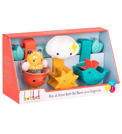 Battat Bath Toy - 7 Parts - Watermill