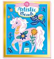 Microbilles Djeco - Perles Artistiques - Fleurs Canard Fourrure