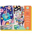 Djeco Colouring Book w. Spirals- 10 Themes Djeco Colouring Book w. Spirals- 10 Themes