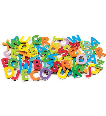 Djeco Magnets - 83 pcs. - Wood - Capital Letters
