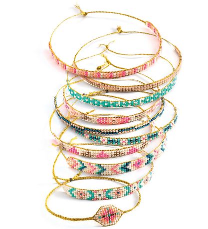 Djeco Bracelet Set w. Weave - Jewels to Create