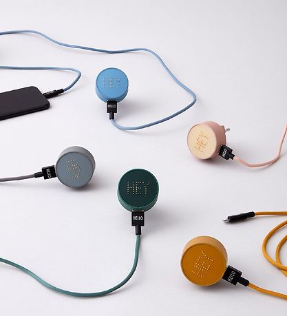 Design Letters Charging cable - iPhone - USB-A/Lightning - Dusty