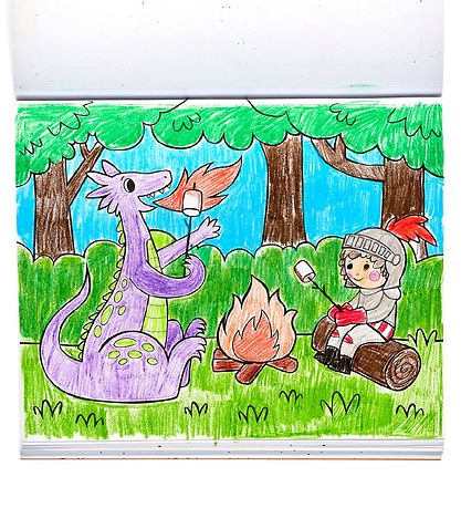 Ooly Colouring Book - 31 Pages - Knights and Dragons Ooly Colouring Book - 31 Pages - Knights and Dragons