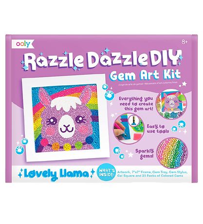 Ooly Diamond Drawing - Razzle Dazzle - Lovely Llama Ooly Diamond Drawing - Razzle Dazzle - Lovely Llama
