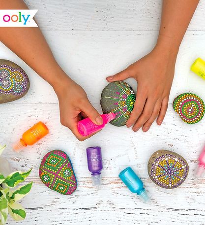Ooly Paint - 5x30 ml - Dot-a-Lot - 5-pack - Neon