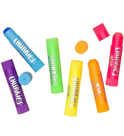 Ooly Jumbo Markers - Chunkies Paint Sticks - 6 pcs - Neon