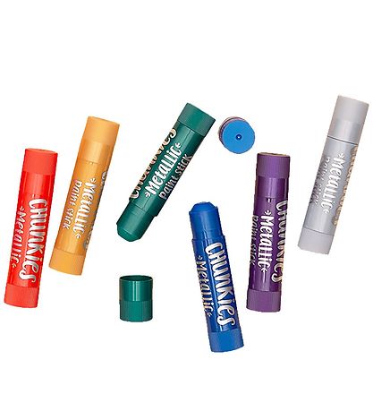 Ooly Jumbo Markers - Chunkies Paint Sticks - 6 pcs - Metallic Ooly Jumbo Markers - Chunkies Paint Sticks - 6 pcs - Metallic