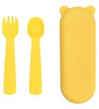 We Might Be Tiny Cutlery Set - Silicone - Yellow We Might Be Tiny Cutlery Set - Silicone - Yellow
