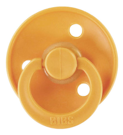 BIBS Colour Pacifiers - Size 2 - 2-Pack - Round - Honey Bee/Oliv BIBS Colour Pacifiers - Size 2 - 2-Pack - Round - Honey Bee/Oliv