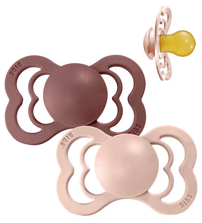 BIBS Supreme+ Smokker - Str. 1 - 2-pack - Symmetrisk - Woodchuck