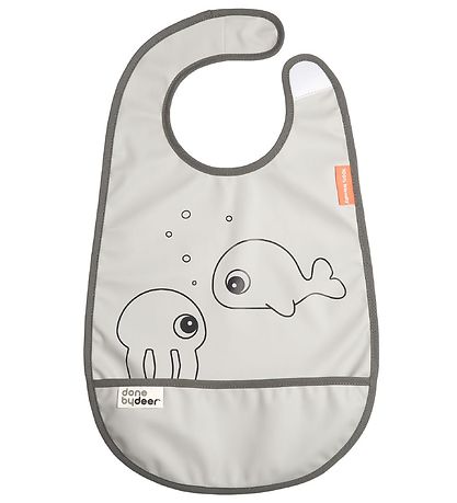 Done By Deer Lätzchen - Sea Friends - Grey