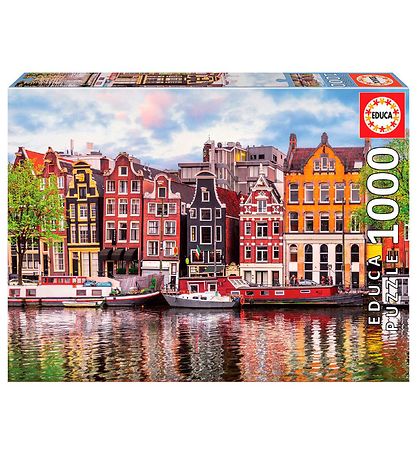 Puzzle Educa - 1000 Briques - Maisons dansantes, Amsterdam Puzzle Educa - 1000 Briques - Maisons dansantes, Amsterdam