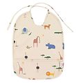 Liewood Bib - Lai - Safari Sandy Mix Liewood Bib - Lai - Safari Sandy Mix