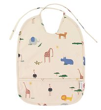 Liewood Bib - Lai - Safari Sandy Mix Liewood Bib - Lai - Safari Sandy Mix