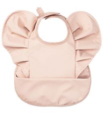 Elodie Details Bib - Powder Pink w. Ruffles Elodie Details Bib - Powder Pink w. Ruffles