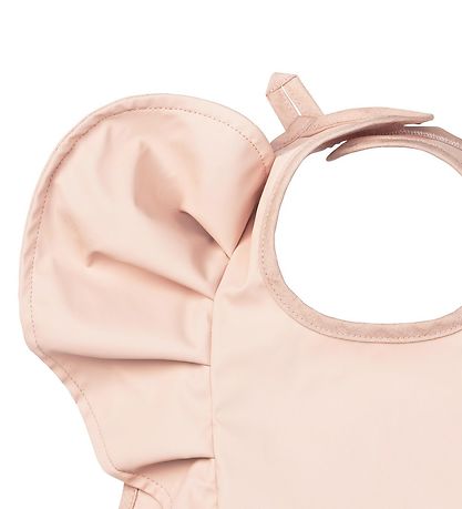 Elodie Details Bib - Powder Pink w. Ruffles