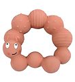 Filibabba Teether - Lily The Larva - Peach