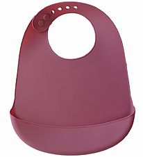 Bavoir Tiny Tot - Silicone - Berry Bavoir Tiny Tot - Silicone - Berry