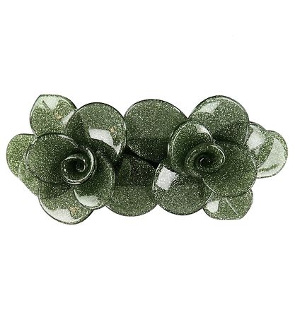 Pince à cheveux Petit by Sofie Schnoor - 9x5 cm - Fleurs - Vert Pince à cheveux Petit by Sofie Schnoor - 9x5 cm - Fleurs - Vert