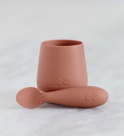 EzPz Dinner Set - Silicone - 4 Parts - Sienna EzPz Dinner Set - Silicone - 4 Parts - Sienna