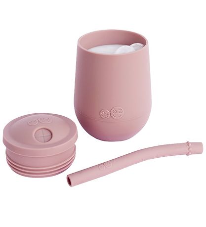 EzPz Mini Cup w. Straw - Silicone - Dusty Rose EzPz Mini Cup w. Straw - Silicone - Dusty Rose