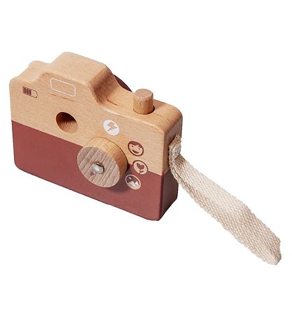 Petit Monkey 카메라 - 나무 - 갈색 Petit Monkey 카메라 - 나무 - 갈색