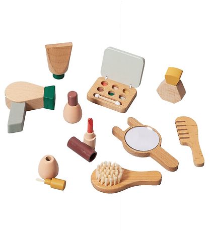 Petit Monkey Makeup Set - 10 Parts - Wood Petit Monkey Makeup Set - 10 Parts - Wood