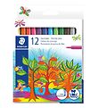 Staedtler Markers - 12 pcs. - Fiber Pens - 1 mm Staedtler Markers - 12 pcs. - Fiber Pens - 1 mm