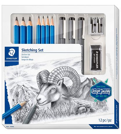 Staedtler Tegnesett - 12 Deler Staedtler Tegnesett - 12 Deler