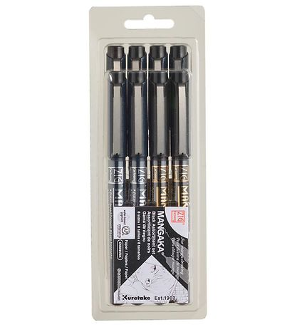 Zig Markers - Cartoonist Mangaka - 8 Sizes - Black
