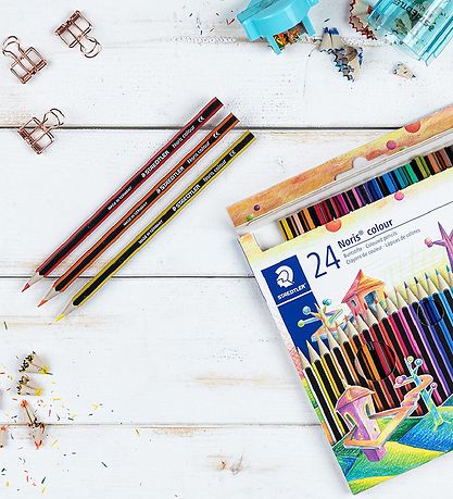 Staedtler Coloured Pencils - Noris Colour Bonus Pack - 20 + 4 pc
