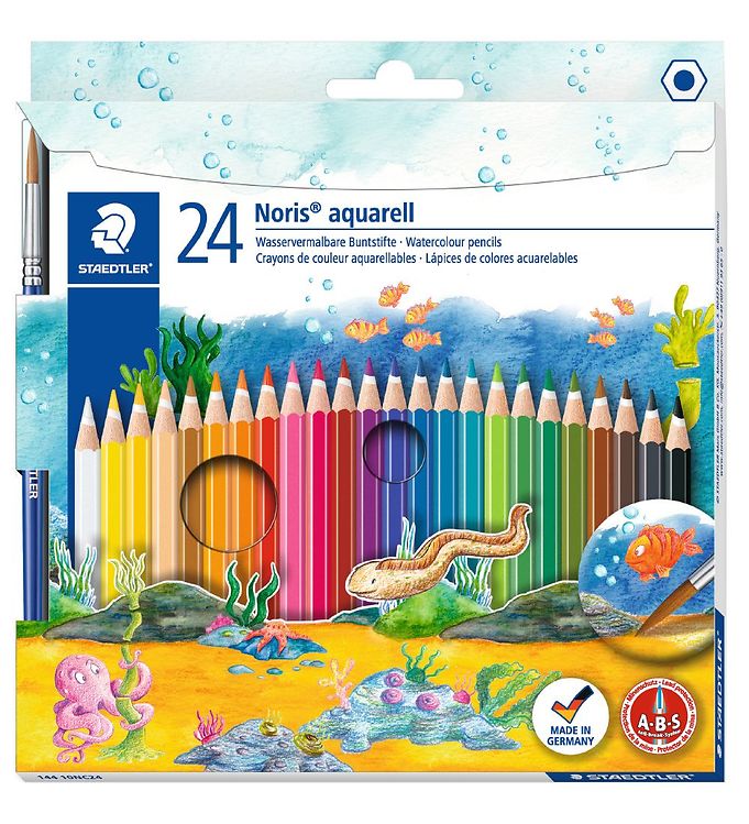 Staedtler Färgpennor - Noris Aquarell - 24 st