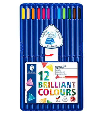 Staedtler Coloured Pencils - Ergosoft - 12 pcs Staedtler Coloured Pencils - Ergosoft - 12 pcs