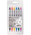 Zig Markers - Clean Colour Pen - 6 pcs Zig Markers - Clean Colour Pen - 6 pcs