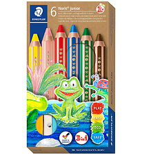 Crayons de couleur Staedtler - Noris Junior - 3-in-1 - 6 pièces  Crayons de couleur Staedtler - Noris Junior - 3-in-1 - 6 pièces