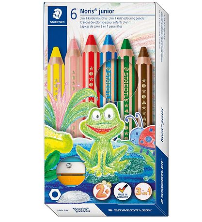 Staedtler Colouring Pencils - Noris Junior - 6 pcs Staedtler Colouring Pencils - Noris Junior - 6 pcs