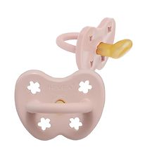 Hevea Pacifier - 0-3 Mths. - Natural Rubber - Powder Pink w. Flo Hevea Pacifier - 0-3 Mths. - Natural Rubber - Powder Pink w. Flo