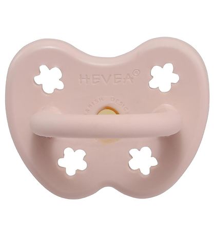 Hevea Smokk - 0-3 Md. - Naturgummi - Powder Rosa m. Blomster
