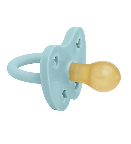 Hevea Smokk - 0-3 Md. - Naturgummi - Baby Blue m. Ender