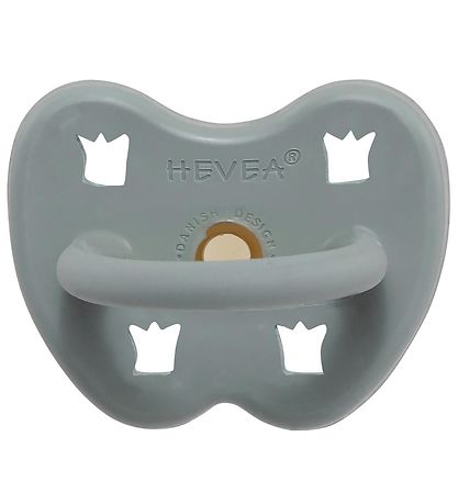 Hevea Pacifier - 3-36 Mths. - Natural Rubber - Gorgeous Grey w. 