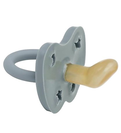 Hevea Pacifier - 3-36 Mths. - Natural Rubber - Gorgeous Grey w. 