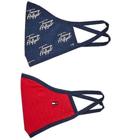 Masque Facial Tommy Hilfiger - 2 Pack - Marine/Rouge Masque Facial Tommy Hilfiger - 2 Pack - Marine/Rouge