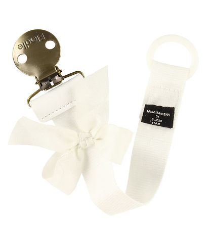 Elodie Details Pacifier Clip - Vanilla White